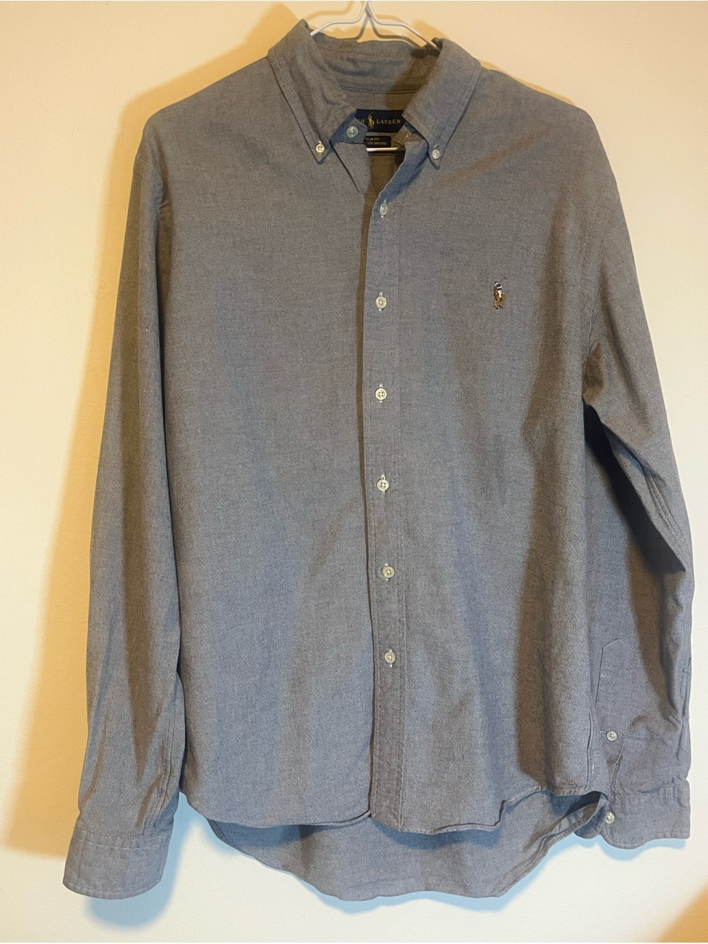 Ralph Lauren Men’s Light Blue Button-Down Oxford Shirt